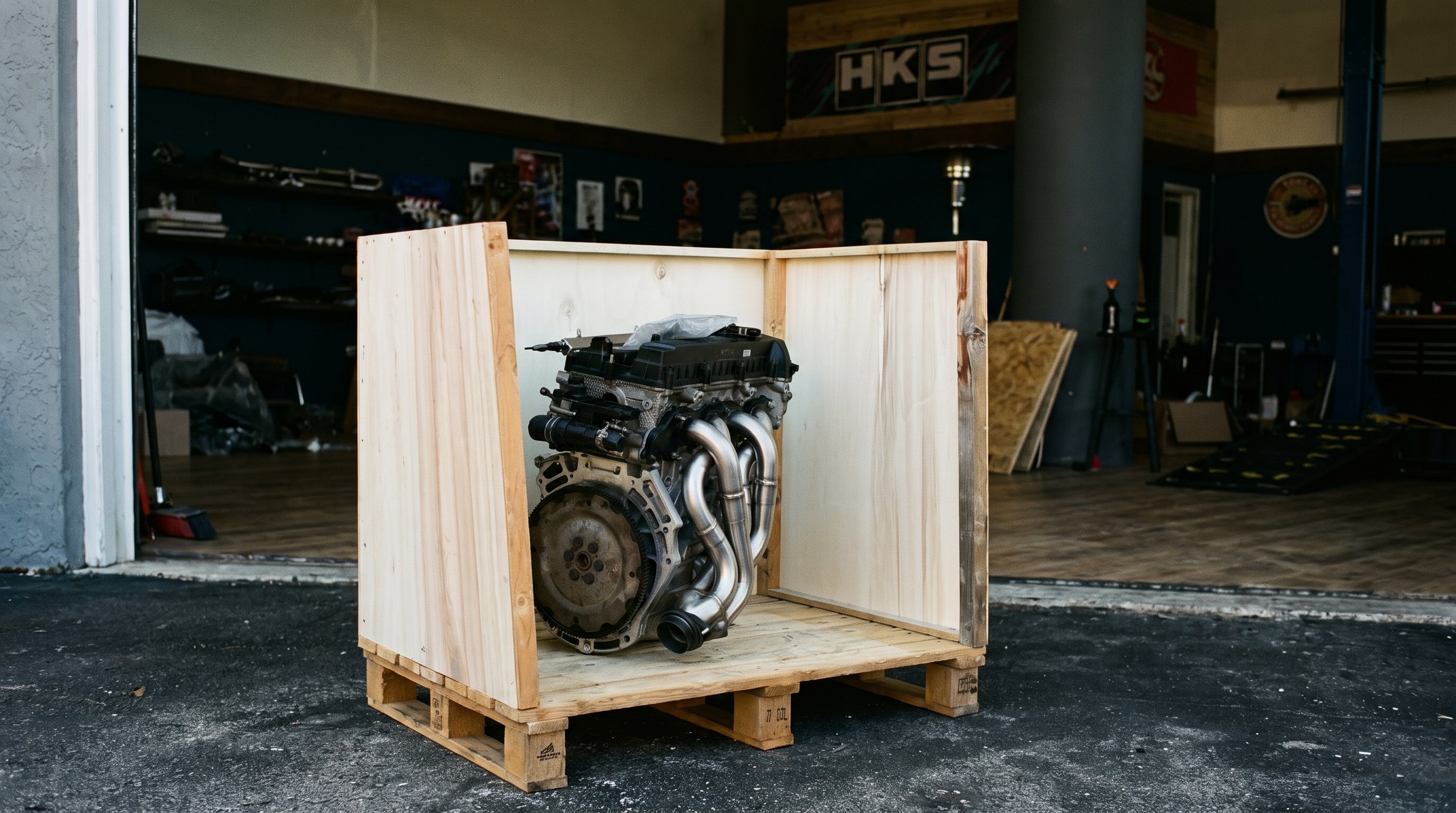 Mazda 2.5L L5-VE swap engine prepped for MX-5 NC at the DMS Tuned workshop